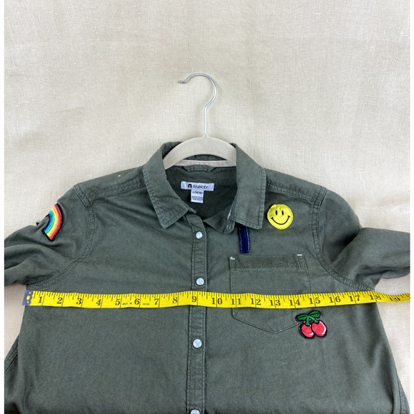 Tractr Girls Snap Front Shirt Size Large 14/16 - Picture 8 of 9
